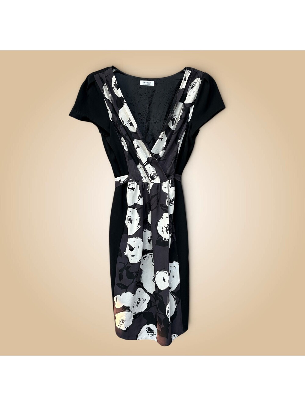 Moschino Cheap & Chic Wrap Dress | Floral, 8